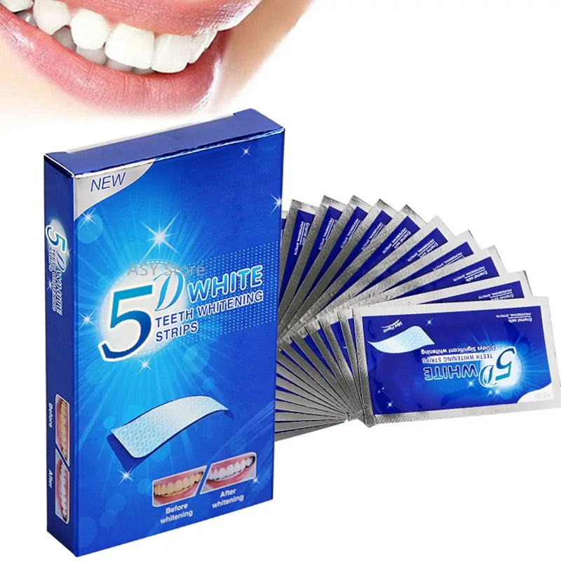 Gel Teeth Whitening Strips White Tooth Dental kit